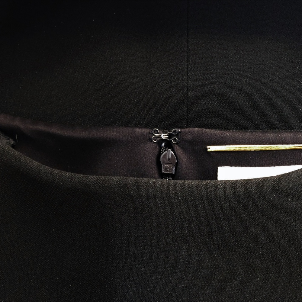 Saint Laurent Dress Black Crepe Size 40 - Picture 2 of 8